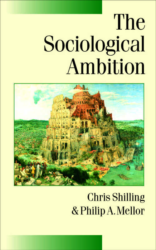 Book cover of The Sociological Ambition: Elementary Forms of Social and Moral Life