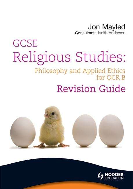 Book cover of GCSE Religious Studies: Philosophy and Applied Ethics Revision Guide for OCR B (PDF)
