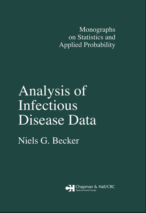 Book cover of Analysis of Infectious Disease Data