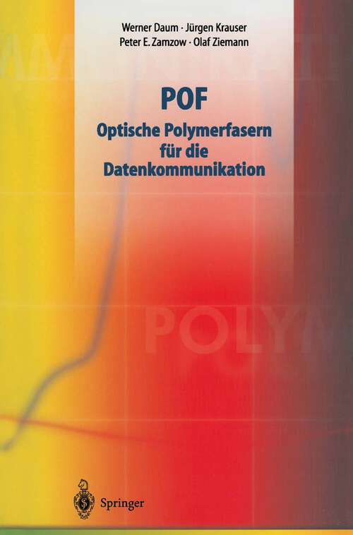 Book cover of POF - Optische Polymerfasern für die Datenkommunikation (2001)