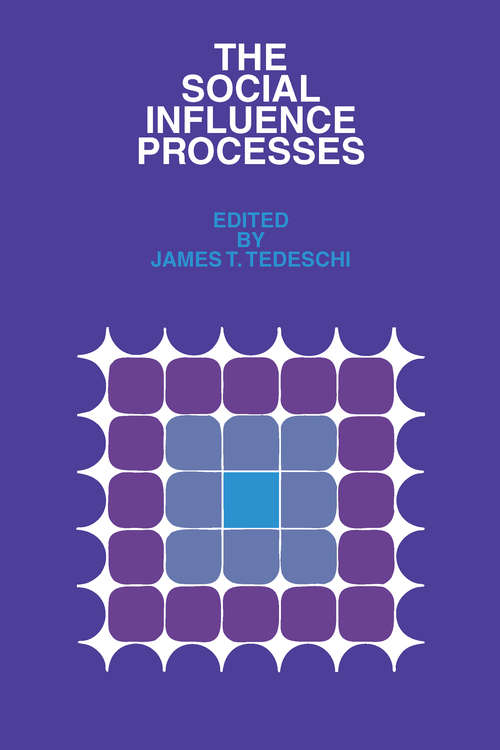 Book cover of The Social Influence Processes