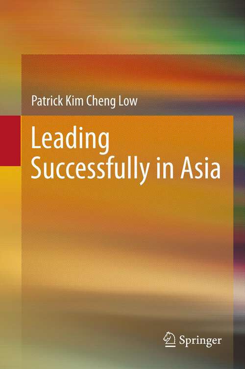Book cover of Leading Successfully in Asia (2013)