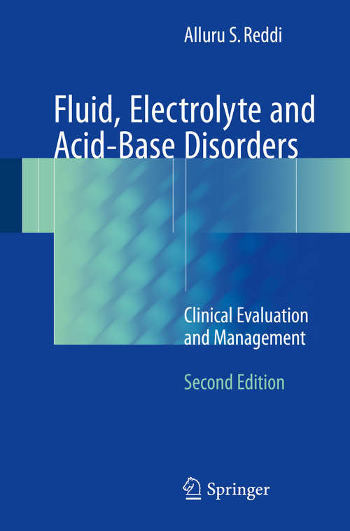 Book cover of Fluid, Electrolyte and Acid-Base Disorders: Clinical Evaluation and Management