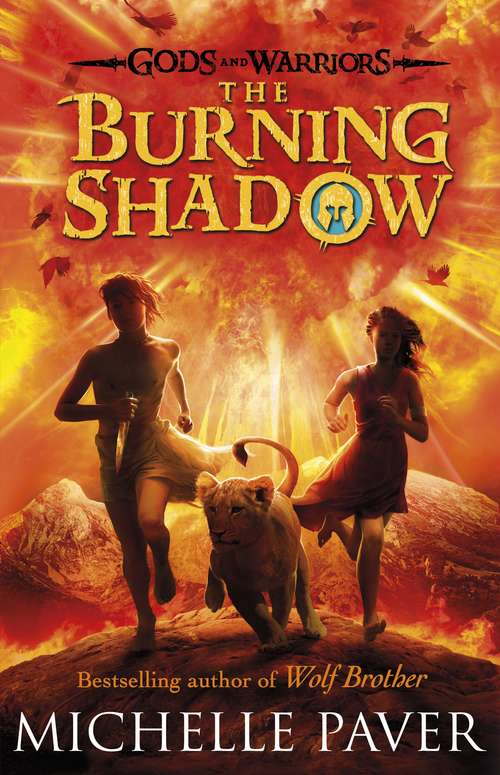 Book cover of The Burning Shadow (Gods and Warriors #2)