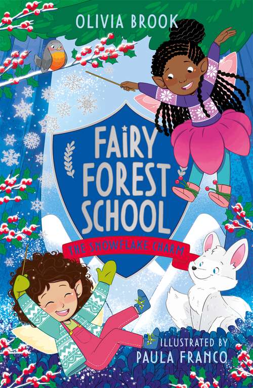 Book cover of The Snowflake Charm: Book 3 (Fairy Forest School #3)