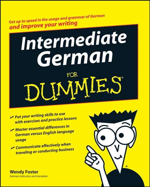 Book cover of Intermediate German For Dummies