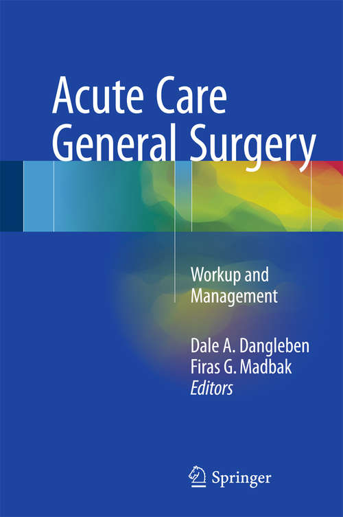 Book cover of Acute Care General Surgery: Workup and Management