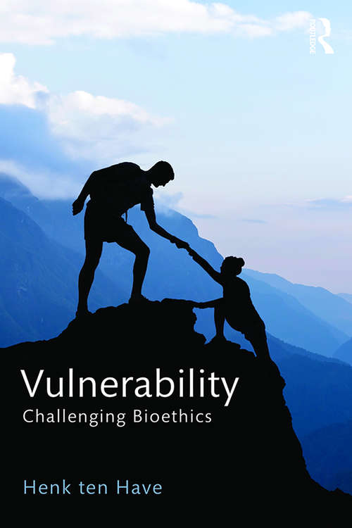 Book cover of Vulnerability: Challenging Bioethics