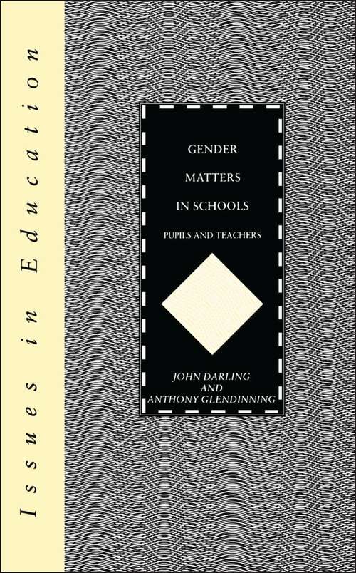 Book cover of Gender Matters in Schools