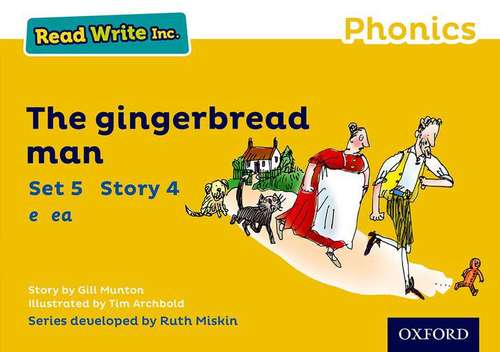 Book cover of Read Write Inc. Phonics: Yellow Set 5 Storybook 4 The Gingerbread Man