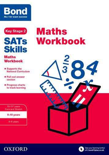 Book cover of Bond SATs Skills: Maths Workbook 9-10 Years