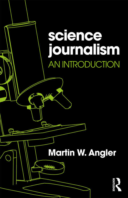 Book cover of Science Journalism: An Introduction