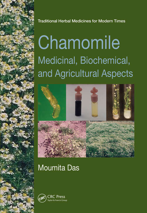 Book cover of Chamomile: Medicinal, Biochemical, and Agricultural Aspects