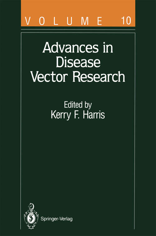 Book cover of Advances in Disease Vector Research (1994) (Advances in Disease Vector Research #10)