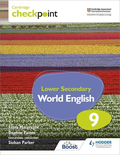Book cover of Cambridge Checkpoint Lower Secondary World English Student's Book 9