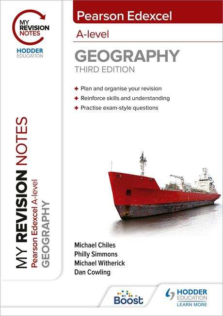 Book cover of My Revision Notes: Pearson Edexcel A level Geography: Third Edition