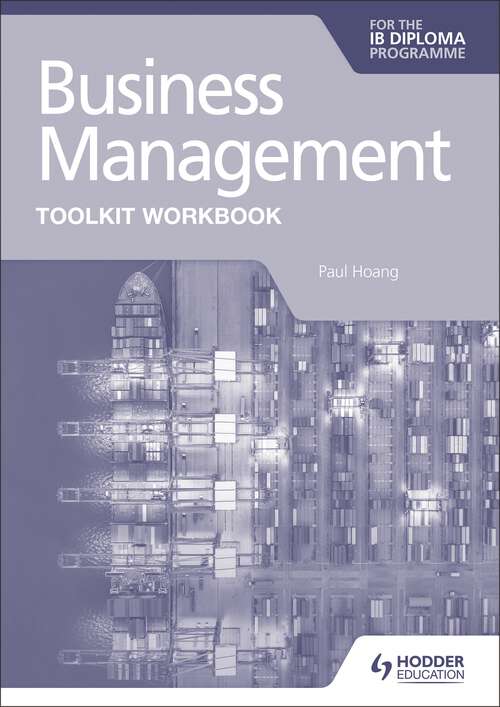 Book cover of Business Management Toolkit Workbook for the IB Diploma