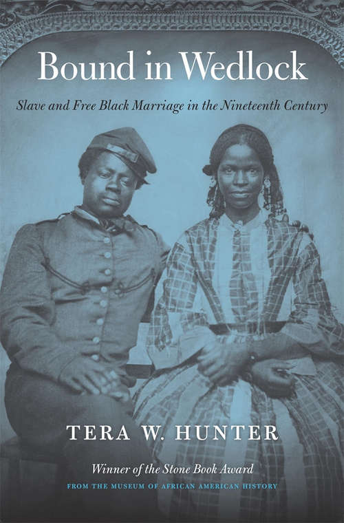 Book cover of Bound in Wedlock: Slave and Free Black Marriage in the Nineteenth Century