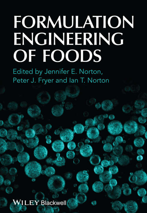 Book cover of Formulation Engineering of Foods