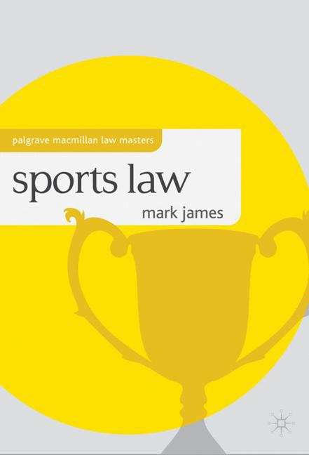 Book cover of Sports Law (PDF)