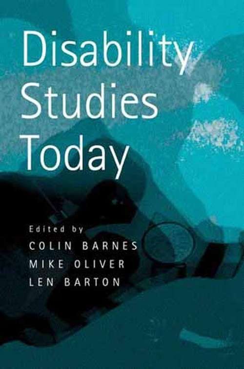 Book cover of Disability Studies Today (PDF)