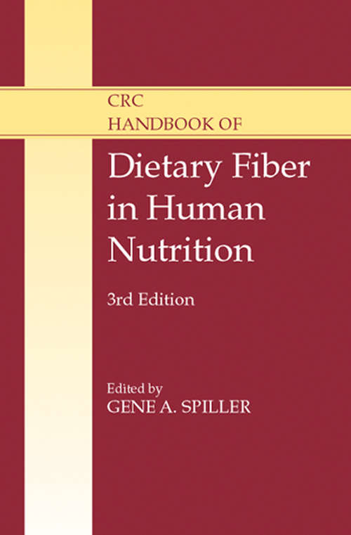 Book cover of CRC Handbook of Dietary Fiber in Human Nutrition (3)