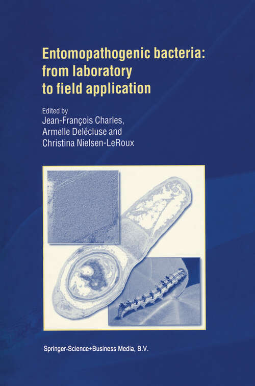 Book cover of Entomopathogenic Bacteria: from Laboratory to Field Application (2000)