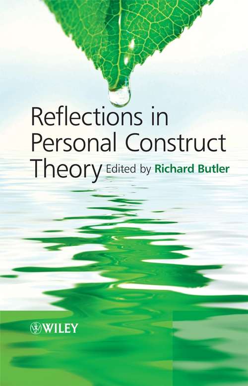 Book cover of Reflections in Personal Construct Theory