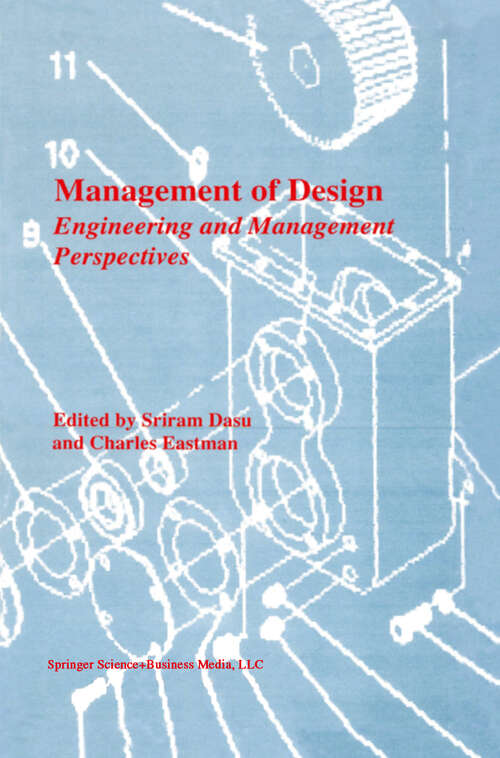 Book cover of Management of Design: Engineering and Management Perspectives (1994)