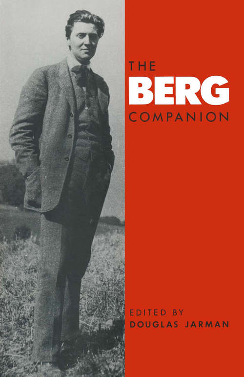 Book cover of Berg Companion (1st ed. 1989)