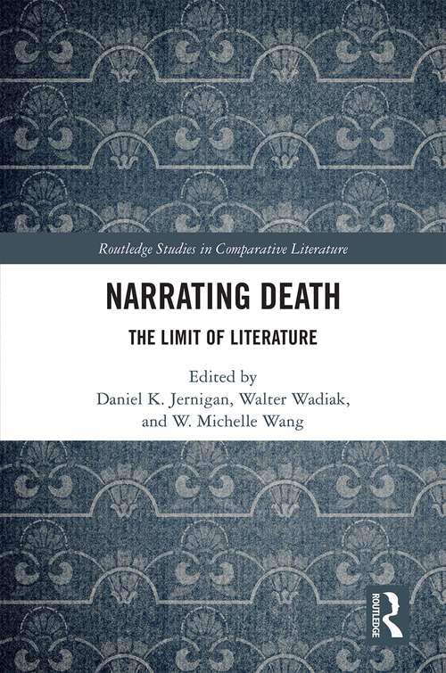 Book cover of Narrating Death: The Limit of Literature