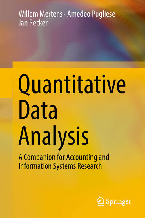 Book cover of Quantitative Data Analysis: A Companion for Accounting and Information Systems Research