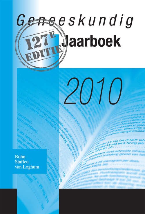 Book cover of Geneeskundig jaarboek 2010 (2nd ed. 2009)