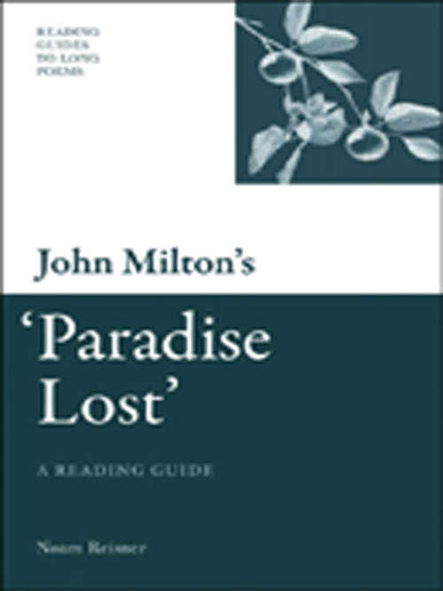 Book cover of John Milton's 'Paradise Lost': A Reading Guide