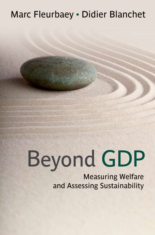 Book cover of Beyond GDP: Measuring Welfare and Assessing Sustainability