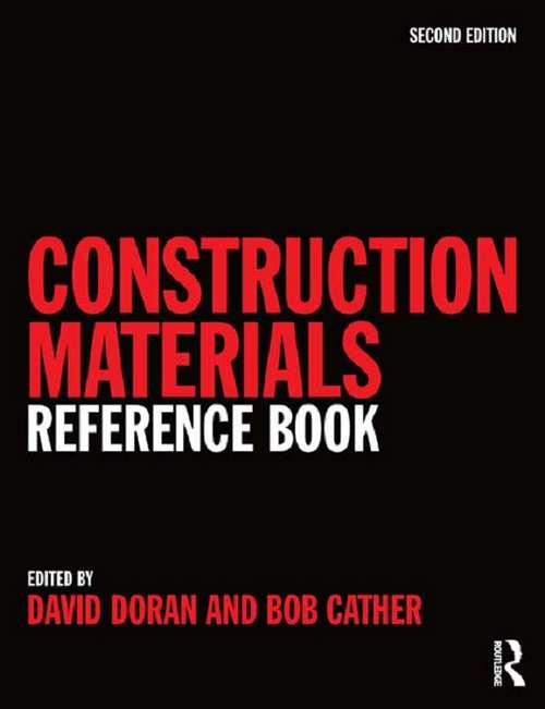 Book cover of Construction Materials Reference Book (2)