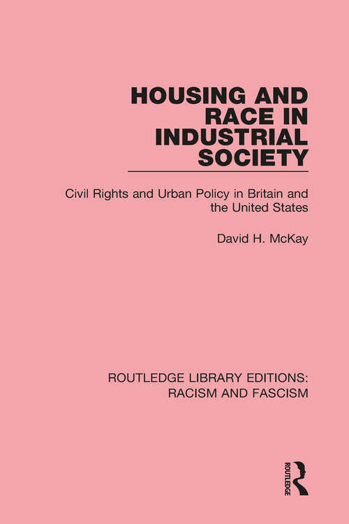 Book cover of Housing and Race in Industrial Society