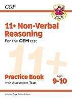 Book cover of 11+ CEM Non-Verbal Reasoning Practice Book & Assessment Tests - Ages 9-10 (with Online Edition)