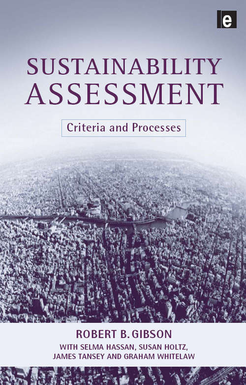 Book cover of Sustainability Assessment: Criteria and Processes
