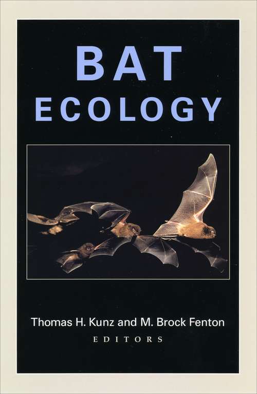 Book cover of Bat Ecology