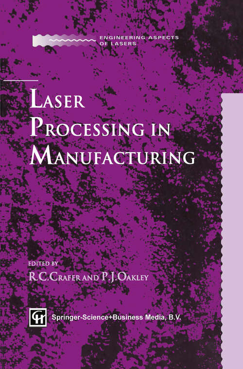 Book cover of Laser Processing in Manufacturing (1993) (Engineering Aspects of Lasers Series)