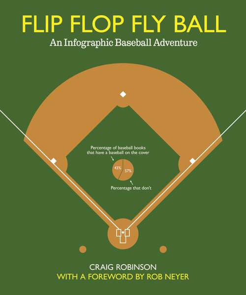 Book cover of Flip Flop Fly Ball: An Infographic Baseball Adventure