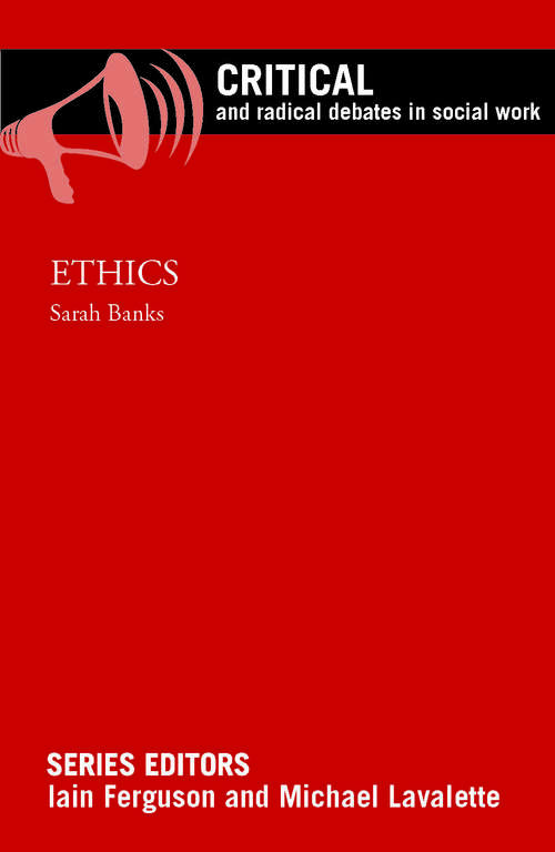 Book cover of Ethics: Contemporary challenges in health and social care