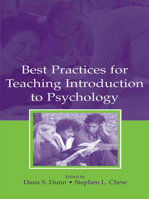 Book cover of Best Practices for Teaching Introduction to Psychology