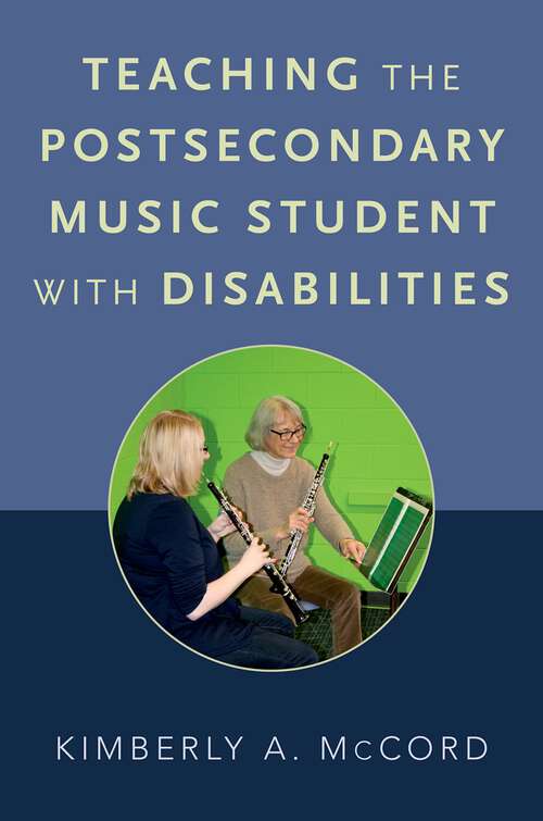 Book cover of TEACHING POSTSEC MUS STUD WITH DISABIL C