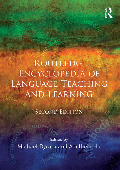 Book cover of Routledge Encyclopedia of Language Teaching and Learning (2)