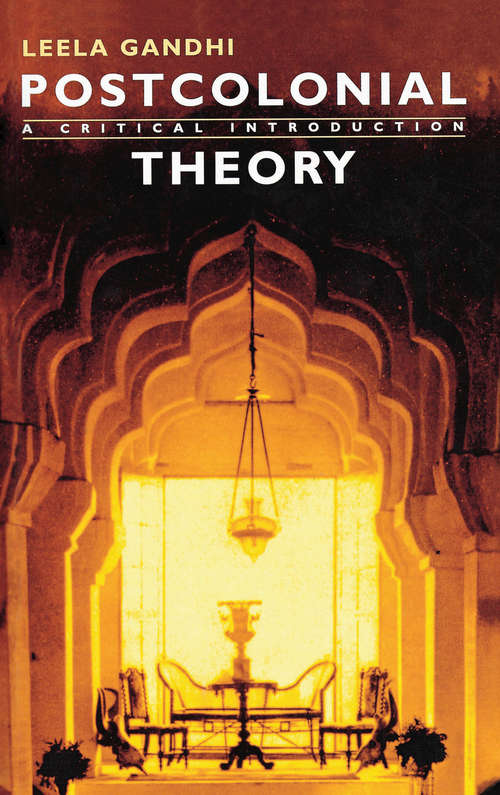Book cover of Postcolonial Theory: A critical introduction