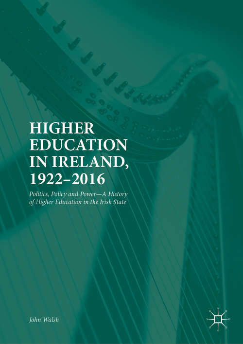 Book cover of Higher Education in Ireland, 1922–2016: Politics, Policy and Power—A History of Higher Education in the Irish State (1st ed. 2018)