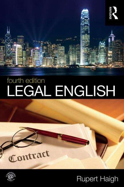 Book cover of Legal English