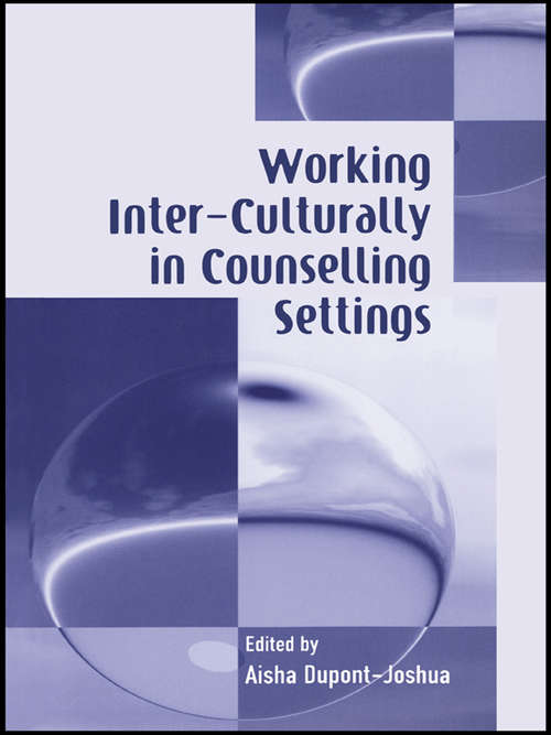 Book cover of Working Inter-Culturally in Counselling Settings